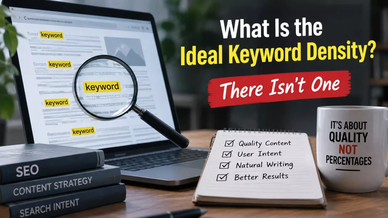 A word frequency table listing each word in an article beside its percentage share of the text