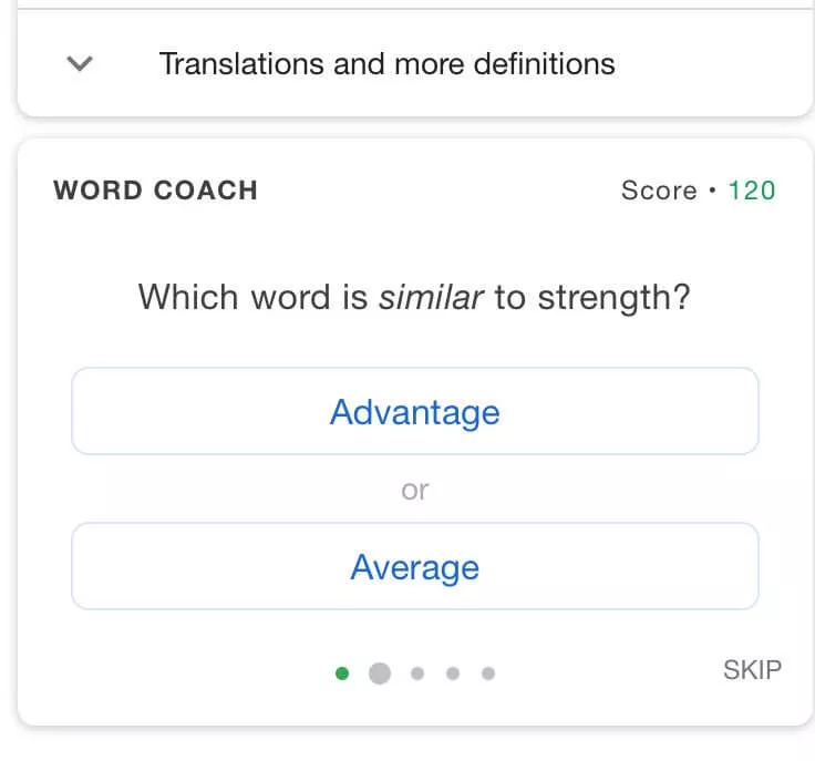 what is google word coach